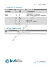 MBE1000-1T48 Datasheet Page 6