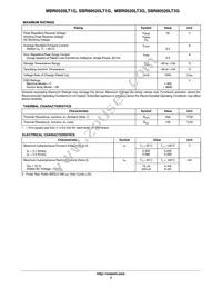 MBR0520LT3 Datasheet Page 2