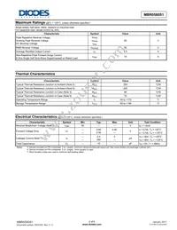 MBR0580S1-7 Datasheet Page 2