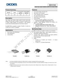 MBR10100CS2TR-E1 Datasheet Cover