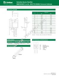 MBR10100CT Datasheet Page 3