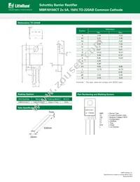 MBR10150CT Datasheet Page 3