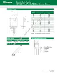 MBR10200CT Datasheet Page 3