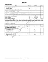 MBR1060 Datasheet Page 2