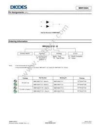 MBR1060CTF-E1 Datasheet Page 2