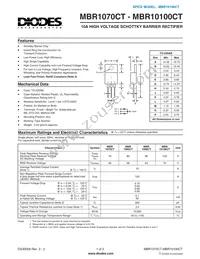 MBR1070CT Datasheet Cover