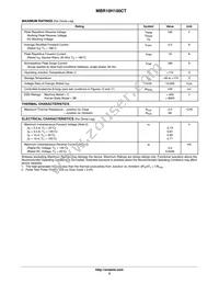 MBR10H100CTG Datasheet Page 2
