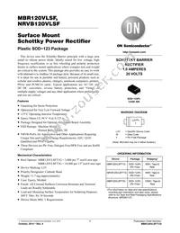 MBR120VLSFT3 Datasheet Cover