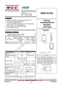 MBR12U100L-TP Datasheet Cover