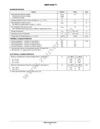 MBR140SFT3 Datasheet Page 2