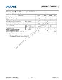 MBR1560CT Datasheet Page 2