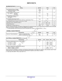 MBR16100CT Datasheet Page 2
