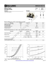 MBR200100CTS Datasheet Cover