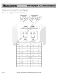 MBR20080CTR Datasheet Page 3