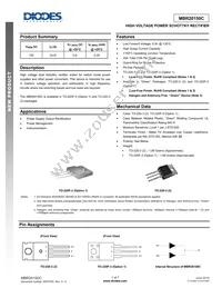 MBR20150CTF-G1 Datasheet Cover