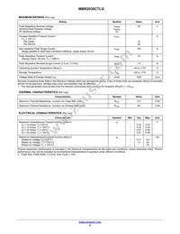 MBR2030CTL Datasheet Page 2