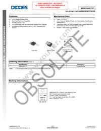 MBR2045CTP Datasheet Cover