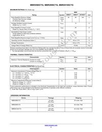 MBR2090CTG Datasheet Page 2