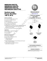 MBR20H100CT Datasheet Cover