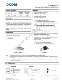 MBR20H100CTF-E1 Datasheet Cover
