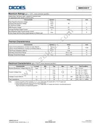 MBR230S1F-7 Datasheet Page 2