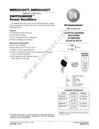 MBR2545CT Datasheet Cover