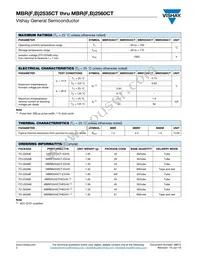 MBR2550CTHE3/45 Datasheet Page 2