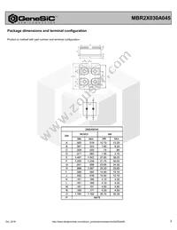 MBR2X030A045 Datasheet Page 3