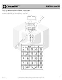 MBR2X030A100 Datasheet Page 3