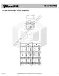 MBR2X050A120 Datasheet Page 3