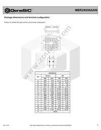 MBR2X050A200 Datasheet Page 3