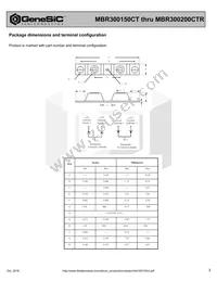 MBR300200CTR Datasheet Page 3