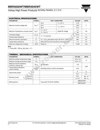 MBR3035WT Datasheet Page 2