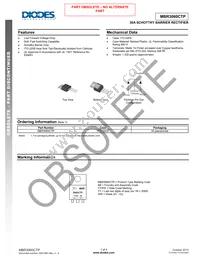 MBR3060CTP Datasheet Cover