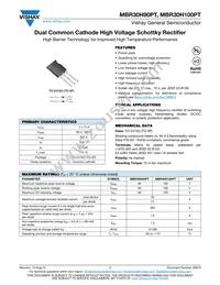 MBR30H100PT/45 Datasheet Cover