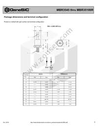 MBR3580R Datasheet Page 3