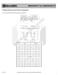 MBR40035CTR Datasheet Page 3
