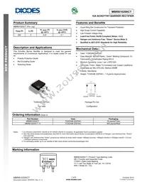 MBRB10200CT Datasheet Cover