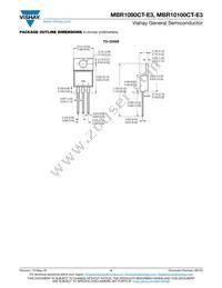 MBRB1090CT-E3/8W Datasheet Page 4