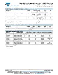 MBRB10H90CT-E3/45 Datasheet Page 2
