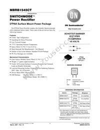 MBRB1545CT Datasheet Cover