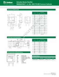 MBRB20100CT Datasheet Page 3