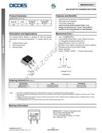 MBRB20200CT Datasheet Cover