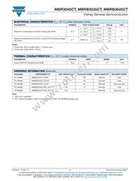 MBRB3035CTHE3_A/I Datasheet Page 2
