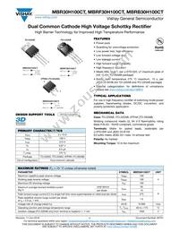 MBRB30H50CTHE3_A/I Datasheet Cover