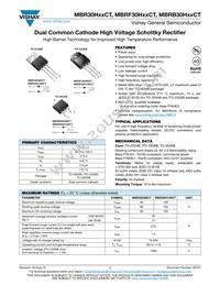 MBRB30H90CTHE3/45 Datasheet Cover