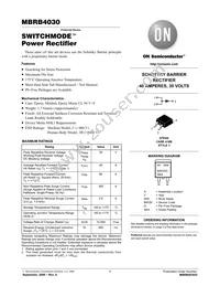 MBRB4030 Datasheet Cover