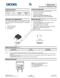 MBRD20150CT-13 Datasheet Cover