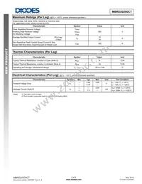 MBRD20200CT-13 Datasheet Page 2