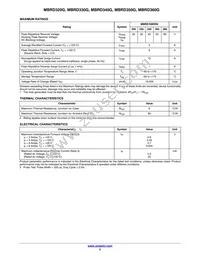 MBRD320T4 Datasheet Page 2